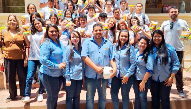 Estudantes visitam o Açúcar Alegre no mês de outubro.